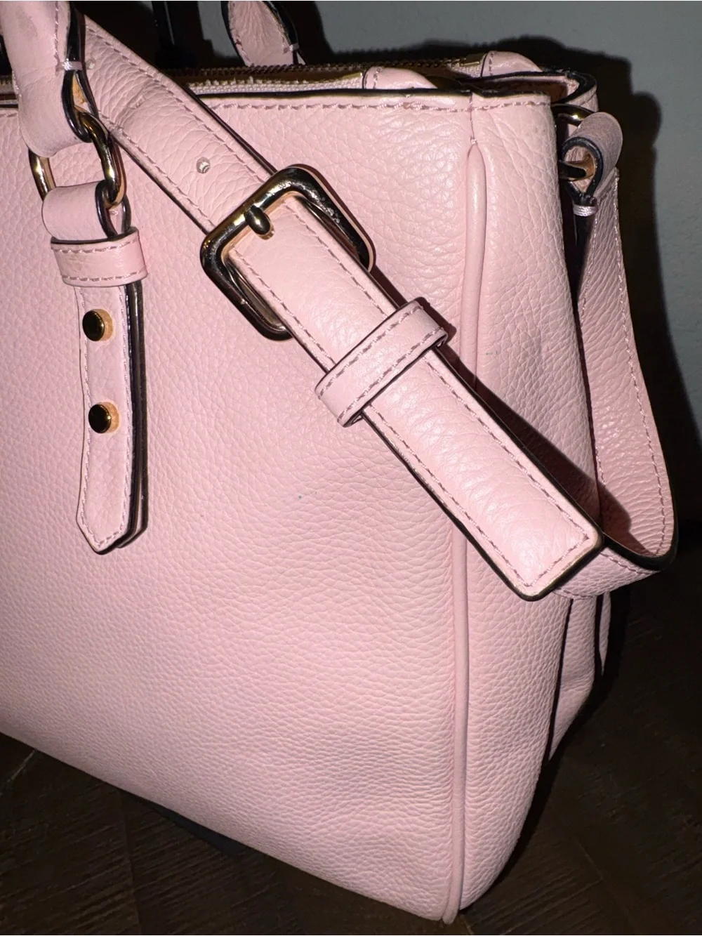 Kate Spade Leighann Mulberry Street Large Pink Leather Satchel
